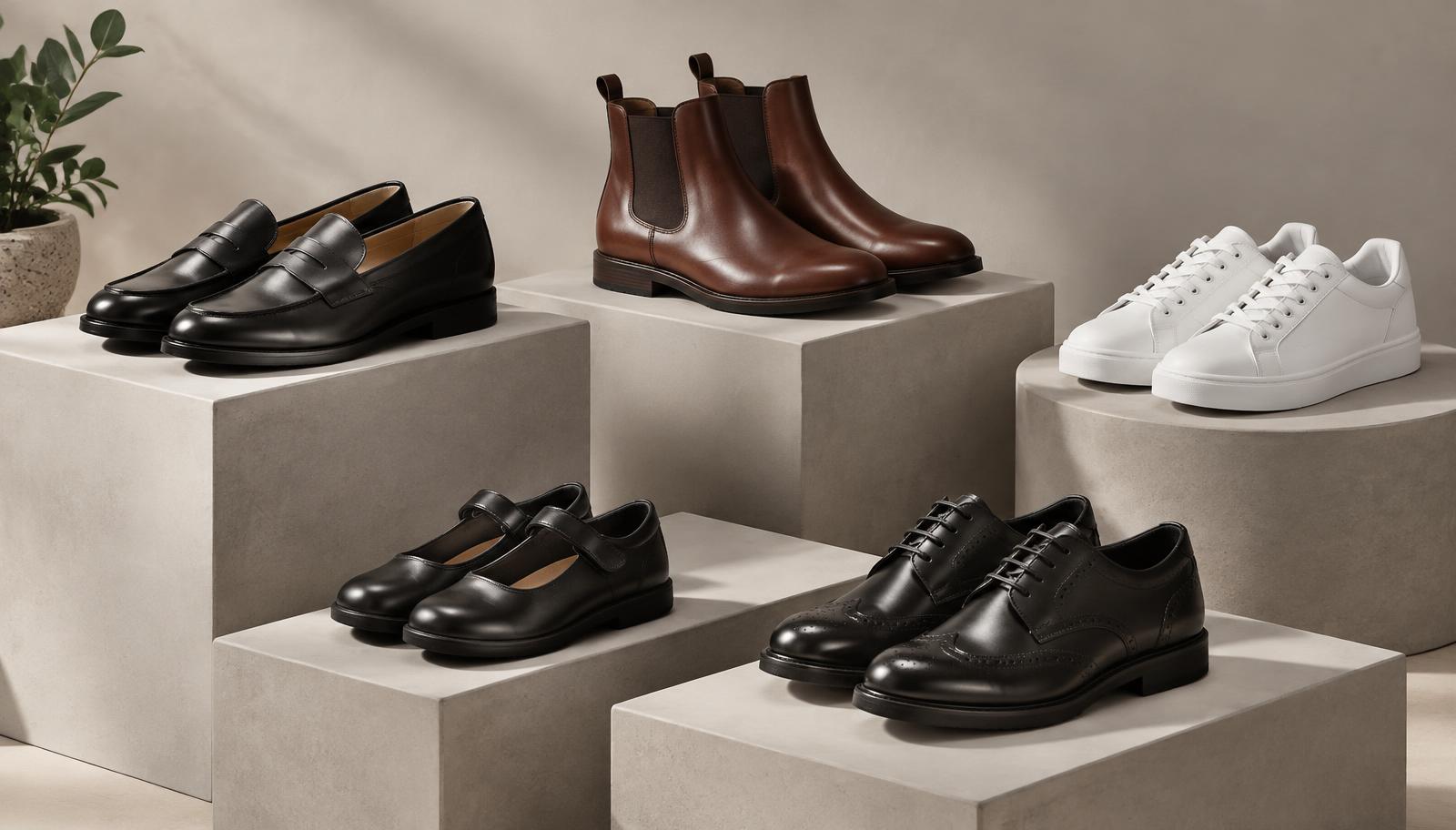 A selection of quality shoes for the whole family